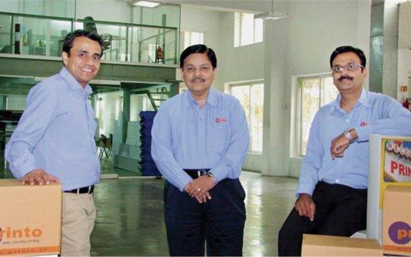 (From l-r) Manish Sharma, co-founder and chairman; Balu Iyer, CEO; Vinay Sharma, CTO
