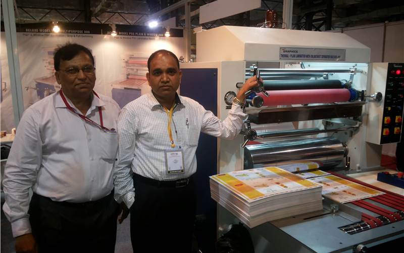 PS Graphics installs one and bags order for four automatic lamination machine during Printex
