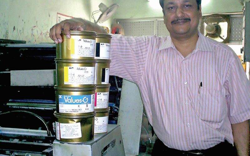 Jaipur-based Bhalotia Printers’ CEO Pradeep Bhalotia is very impressed with DIC’s inks and the service support of its dealer, Sind National Type Foundry