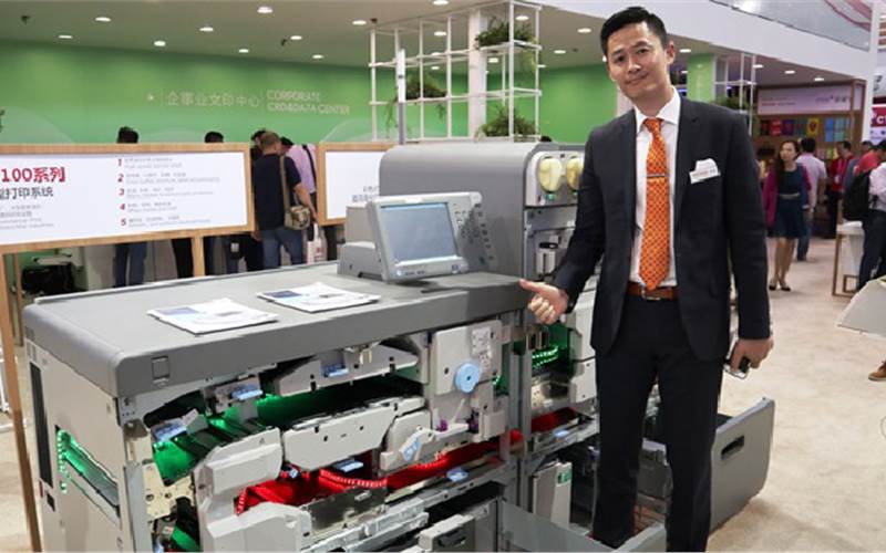 Steven Gao, general manager, production printing business group and direct sales department, Ricoh, said that the company launched yellow ink as a fifth station and fluorescent colours at China Print 2017