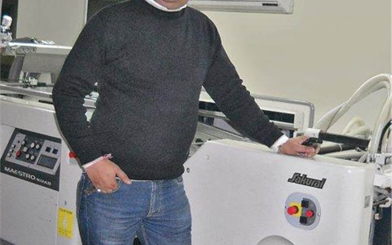 Rave Scan’s production manager, Hemant Gupta says even hairline registration is guaranteed at high print speeds, with this machine.