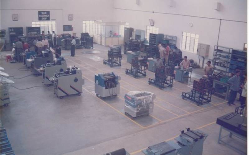 The 1510 and 1520 Colt machines under production. On an average, 50 Colt machines are manufactured in a month