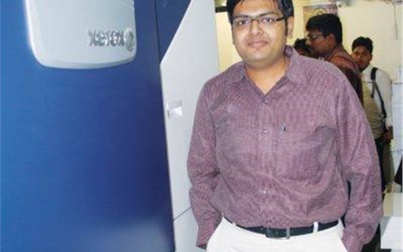 Dhwanil Shah of Manifold Graphics, says this machine’s larger print size has boosted his company’s productivity by 50% and cut costs by 20%.