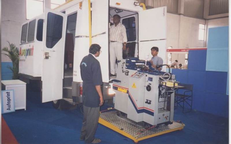 The first demo in demo van was of 1510 Colt at Karur