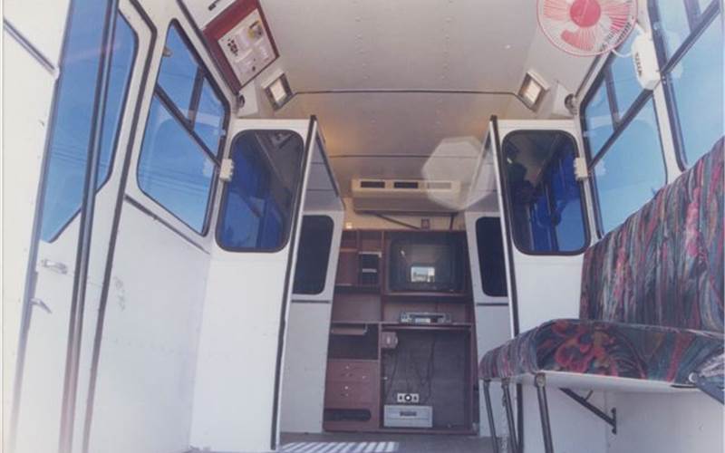 It has an air conditioned environment for the customers to take trials