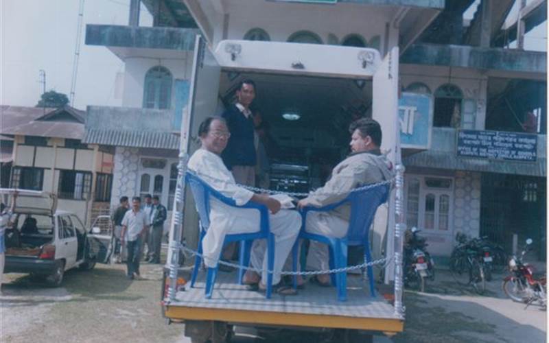 Since then the demo van has travelled more than two lakh kilometres across the length and breadth of the country for about eight years