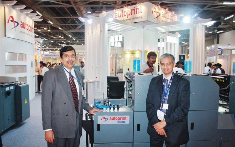 Autoprint Machinery Manufacturers, the Coimbatore-based manufacturer of printing press and post press equipment, sold seven machines in first two days of the show.