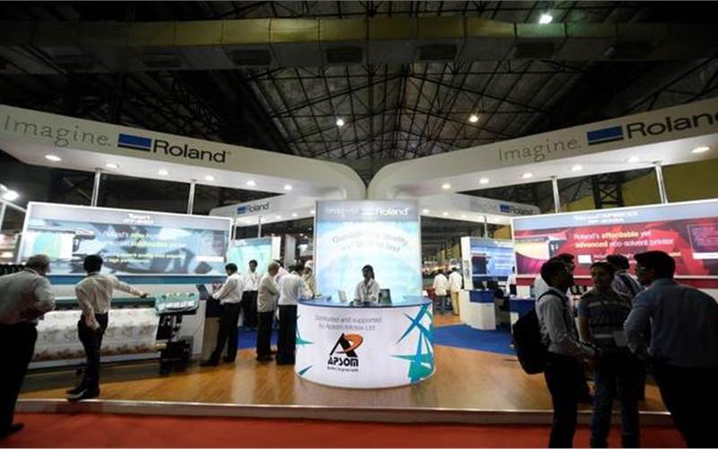 Roland DG and Apsom Infotex stall