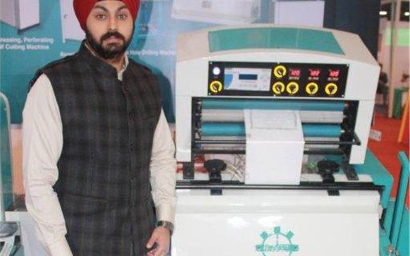 Amritsar-based Five Star Printing Machinery sold seven machines on the first day of the show.
