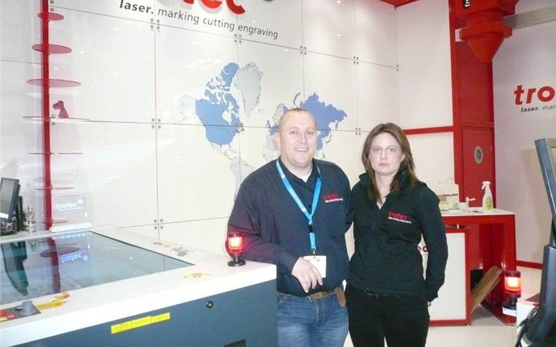 Trotec sets laser sights on print and packaging