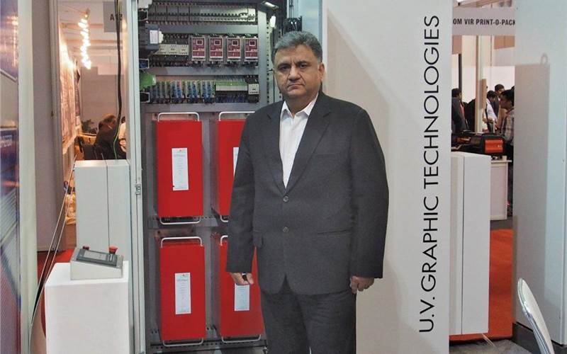 New Delhi-based UV Graphic Systems displayed its newly launched Ultra Cure UV curing system, which the director Abhay Datta describes as future ready technology.