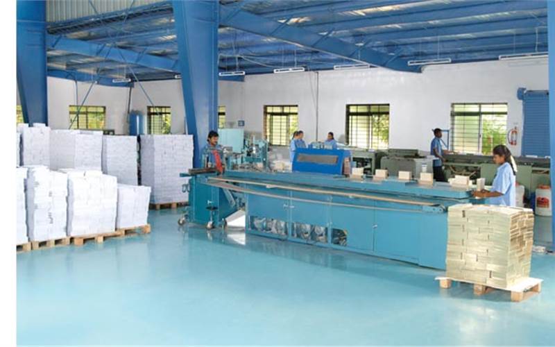 The Ochsner edge gilding machine is deployed for premium diaries with value additions