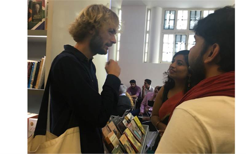 Visitors during the event