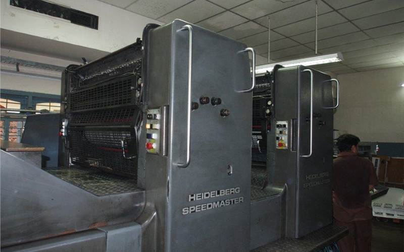 Having acquired a brand new two-colour offset press, a cutting machine, and a camera set-up, Prabhu was guided through the learning curve for print technology and business module by many of his own clients