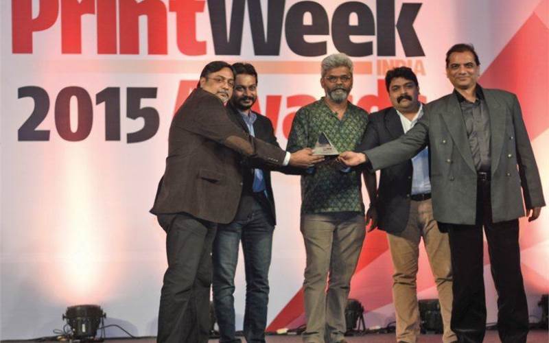The most recent award in Neat's bag is jointly held PrintWeek India Industrial Product Printer of the Year 2015 title for four stunning posters of Drishyam in different sizes, Elevation in 3D for an architect firm, and Mahindra Gusto scooter with a car-like feature