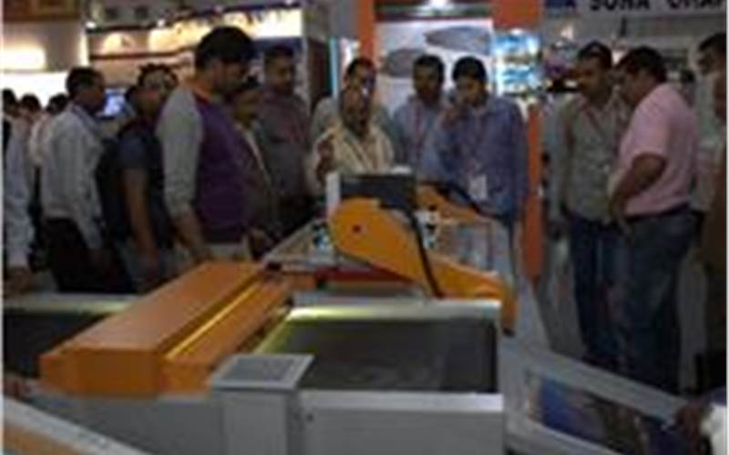Grafica’s live special effects demo at the recently concluded PrintPack 2013