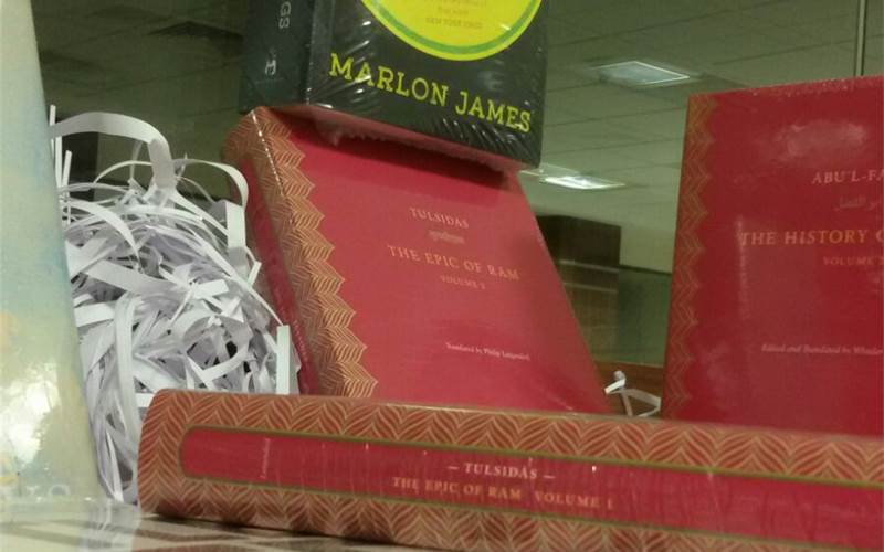 A special Diwali gift from Vasant Goel of Gopsons. An eclectic collection of the Man Booker shortlisted entries plus the rare books published by Murthy Collection