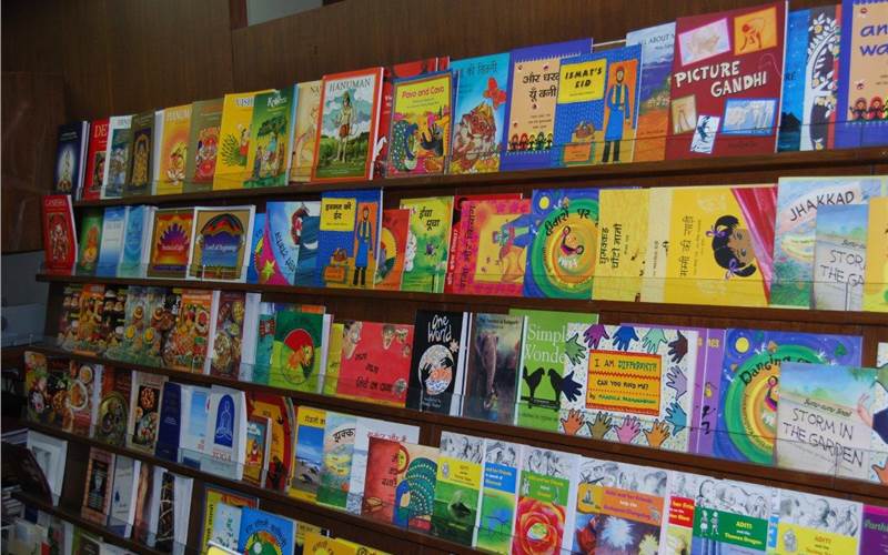 The cozy bookstore at Vakils at Prabhadevi managed by the Mehta family. One of the few stores which stocks children books.