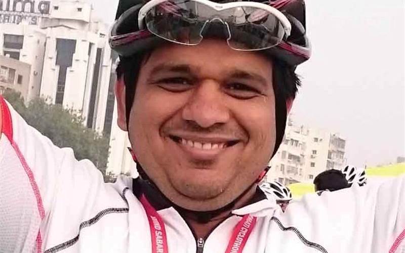 Mahadevia is a marathoner and an avid cyclist