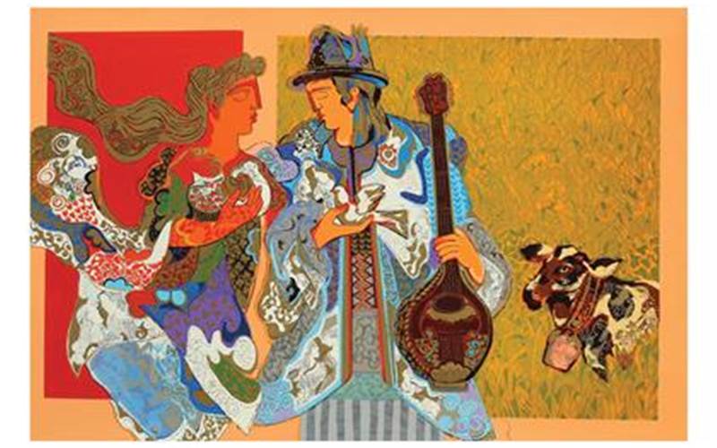 RAVINDRA SALVE: Essence of DDLJSilk Screen Serigraph, 28x40-inch, 2014
The challenge: To maintain the colour harmony with registration and
transparency. “To bring the transparency feel, we worked over it, again and again. It was difficult to control and balance it overall
The process: Like the artist, Marvel has used layers of thick colours and various sizes of brushes. “Thick layers of blue, red and gold have been used in certain parts while the golden colour used in the hair has been achieved through embossingTech-specs: Released as the official merchandise for the Yash Raj Films cult, Marvel created 300 editions over 90 days (with separation + printing). 63 tones of colours /screens have been used on the 280gsm Natural Evolution White paper