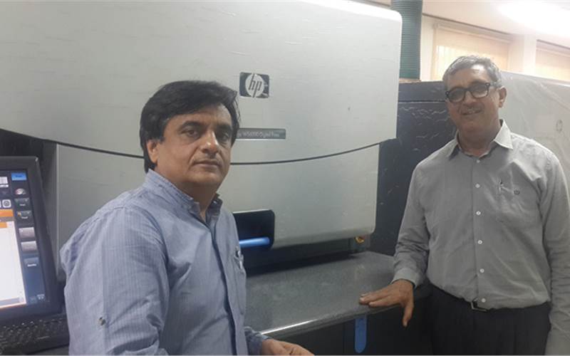 The multi-dexterous label creators: Sanjay and Pradeep Hora of Noida’s Hora Art Centre gave reasons to go digital