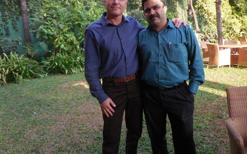 Moreno Gidhini and Sameer Joshi (l-r). Gidhini who has 41 years of experience at Bobst, stressed on the need for preventive maintenance and guidelines for die-cutting