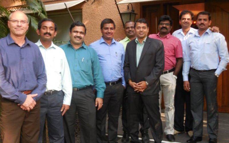 The Bobst team in full strength at the event