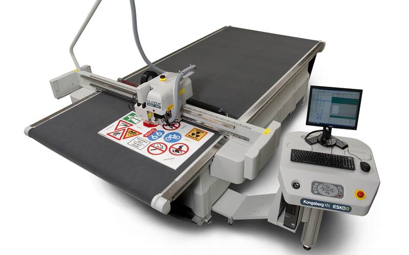 Esko’s demo facility at its new office in Bangaluru has a fully configured Kongsberg XN24 table
