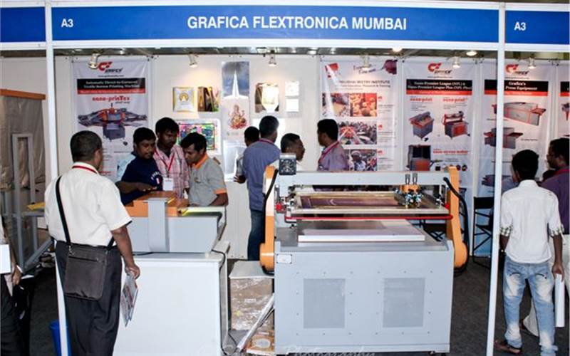 In their third appearance at the show, Grafica demonstrated its nano-series, which included nano-print plus, nano-UV, nano-screen maker 5-in-1, and nano-print. The stall also saw DMI’s creative screen printed samples