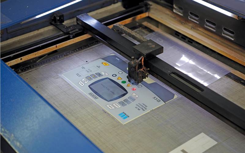 A laser cutting tool allows versatility to design customised shapes