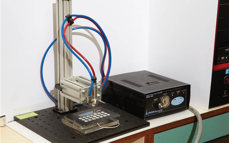 Keetronics has deployed a life cycle testing device from Tricor Systems for fatigue testing of keyboards, keypads, membranes, snap-action switches, and micro switches for fatigue testing