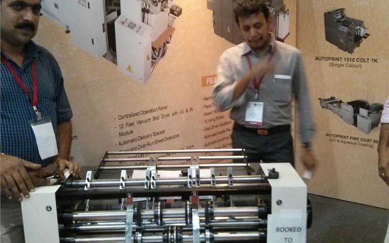 Autoprint's creasing kit sold to a printer in Ernakulam