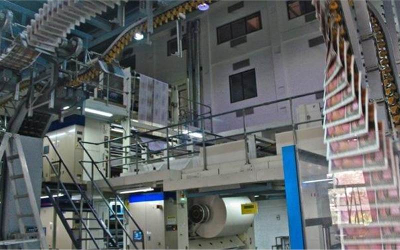 The Mitsubishi Diamond Spirit in action at The Hindu plant in Coimbatore