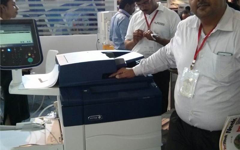 C 60: The Xerox launch at the show; along with the Versant 2100