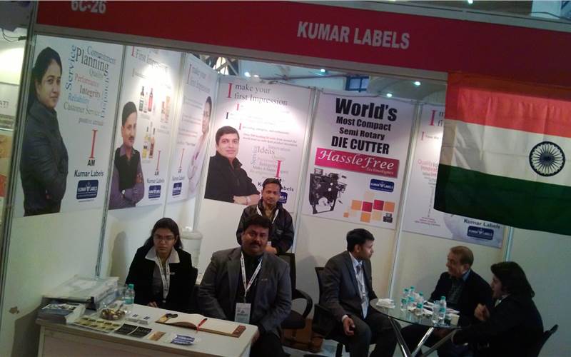 Kumar Labels showcases innovations at Indpack 2014