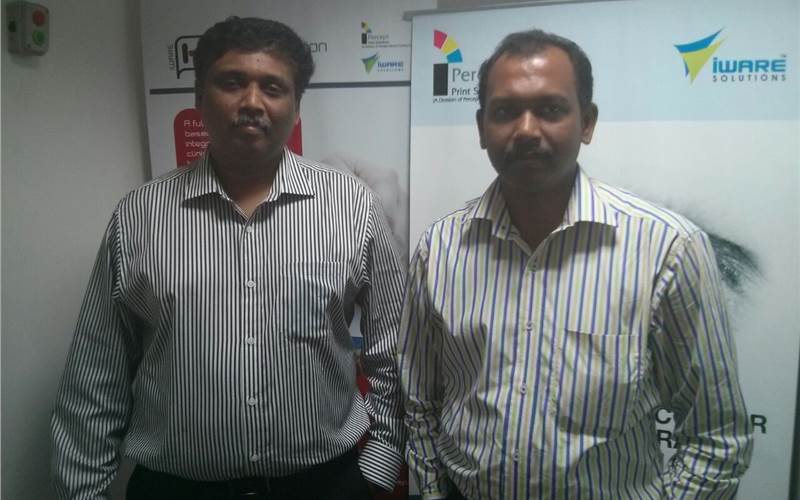 iWare creators Rajesh and Suresh Kumar who have created the DMI software and Print Smart MIS systems which are very popular in Middle East