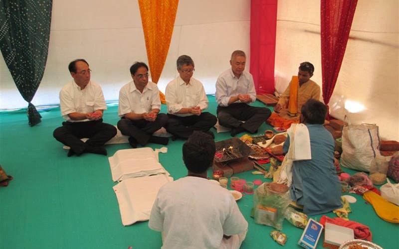 Ten months ago, Toyo performed Bhumi Puja ceremony at this site in Dahej before laying the foundation for the plant.