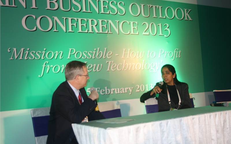 Hamilton, group director, InfoTrends, and Jha of PwC India discuss the growth of newspaper