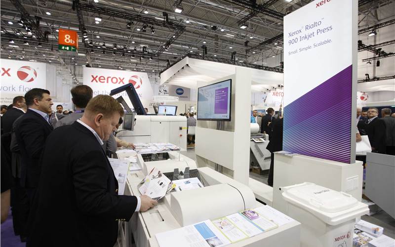 Xerox stall at Drupa