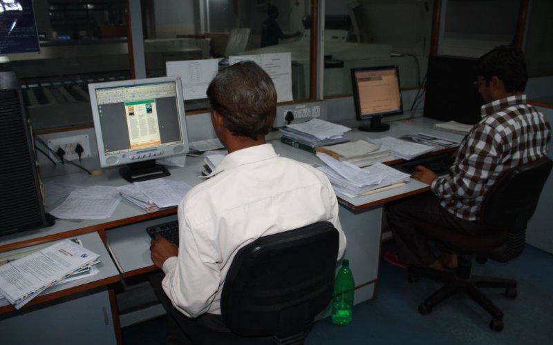 The first and foremost step in book production is typesetting