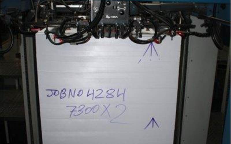 Printable cut-sheets are loaded to the feeder of the press