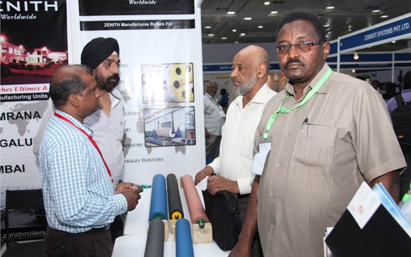 Zenith Rollers: one of the most crowded stalls due to the their expertise in rollers for print industry