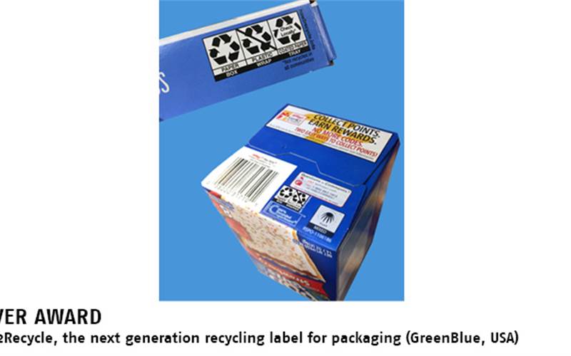 GreenBlue earned a Silver Award in the 29th DuPont Awards for Packaging Innovation for How2Recycle®, the next-generation recycling label for packaging. How2Recycle® is the first universal recycling labeling system that was designed specifically for consumers. It fulfills brands’ need to simplify the understanding of packaging recyclability. With the How2Recycle® label, consumers can easily understand the recyclability of each package, how to prepare each component of the package for recycling, and if a component is not recyclable. Not only is How2Recycle® changing the recycling behavior of consumers, but it is also catalyzing design changes in packaging. The How2Recycle® program is encouraging member companies to look at their packaging in a new way and think about how they might design their packages to be more recyclable. Three quarters (76%) of respondents to a poll conducted by GreenBlue have a more positive impression of a company that uses How2Recycle