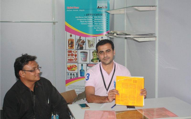 Flexo plate-maker Ankit Darji of Ankit Graphics (K-32), a first-timer at Labelexpo hopes to expand its network pan-India. Based in Ahmedabad, the firm has deployed Screen technology for flexo platemaking