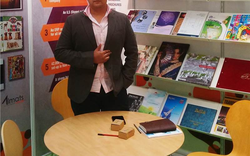 The Almats stall. With the ever-growing need for marketing and communications, Mumbai-based Almats Branding Solutions have advanced its expertise and experience of over five decades, making it a one-stop shop for everything, from generating ideas, concepts, space to solutions, catering to industries from finance to automobiles, from pharmaceuticals to engineering and education to FMCG