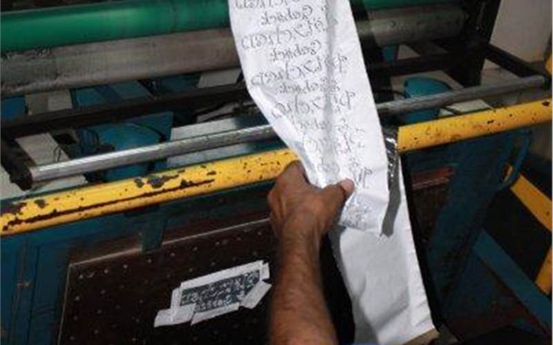 The covers being prepared and inspected by inspectors to ensure high levels of quality