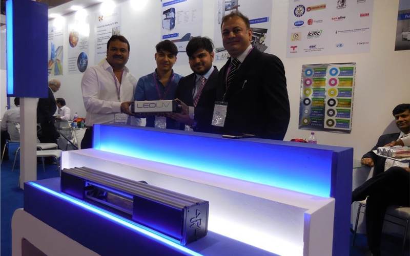 Faridabad-based APL Machinery announced Vishal Graphics as its partner for the western market. Mumbai-based Vishal Graphics is the importer and distributor of print consumables. Vishal Laddha, director of Vishal Graphics, said, “LED UV technology is a growing business and APL’s offerings complement our business.”