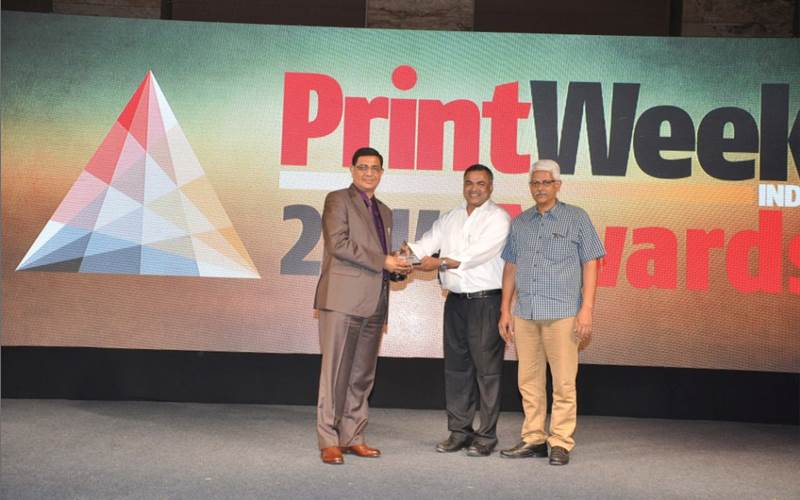 Post-Press Company of the Year 2014 | Replika PressThe Book printing powerhouse consumes paper stock of more than 8500 metric tonnes per annum and churns out 36,000 hardcover and 50,000 soft cover books per day, on an average. During the financial year in review, Replika's expenditure on staff increased by 28.85%, the highest in the category. Plus, its fixed assets increased by 6.49%, and its net worth by 13.80%.The category was sponsored by Welbound Technical Services