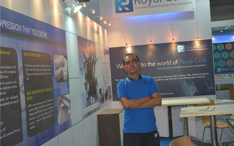 Royal Coat’s (K-25) Sunil Talpade says, LED technology currently makes up the greatest proportion of adhesive curing and inkjet printing, but it is also increasingly requested in label printing. Representing IST Metz, Royal Coat is displaying a range of new IST Metz MBS system in whose housing either a UV lamp or LED technology can be used