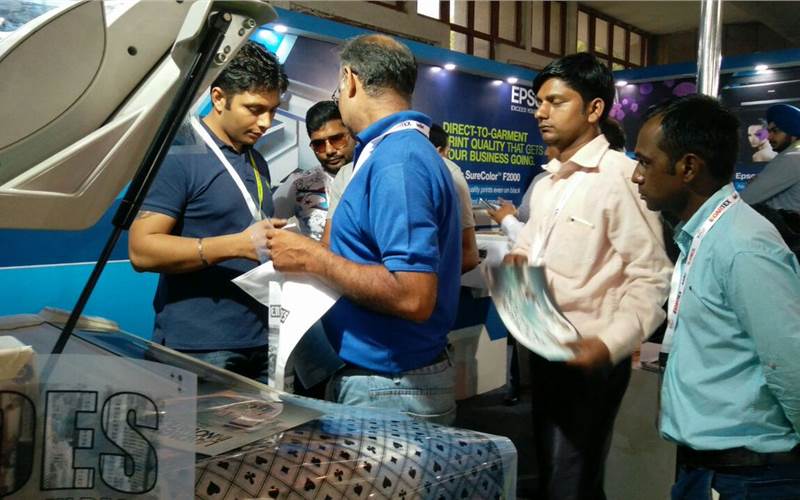 Epson showcased its SC-P7000/P9000 series of textile printing equipment at Gartex 2016